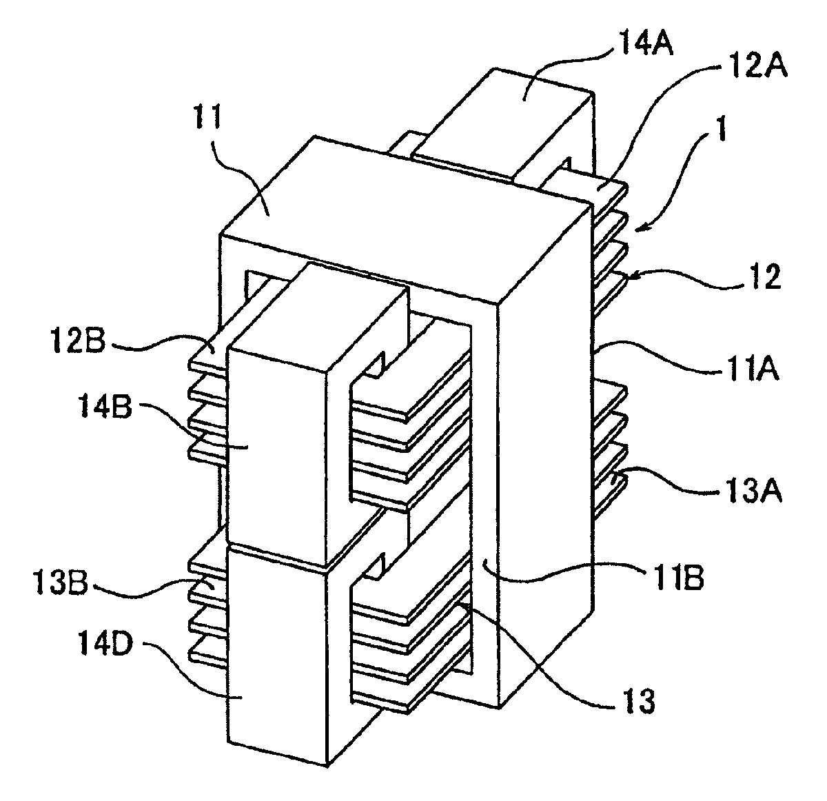 Combined type transformer and buck-boost circuit using the same