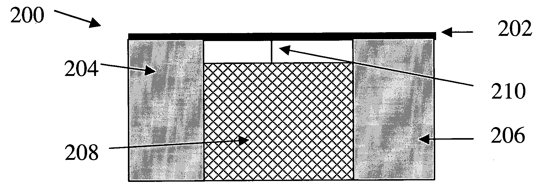 Sensor platform using a horizontally oriented nanotube element