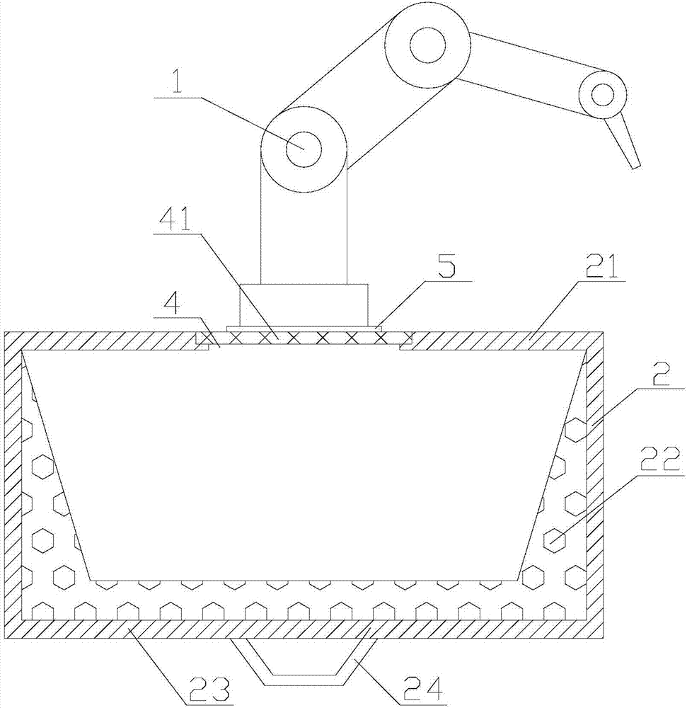 Portable teaching robot