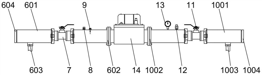 Gas relay calibration device