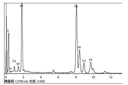 Method for preparing vermicular mesoporous tungsten carbide/charcoal composite material