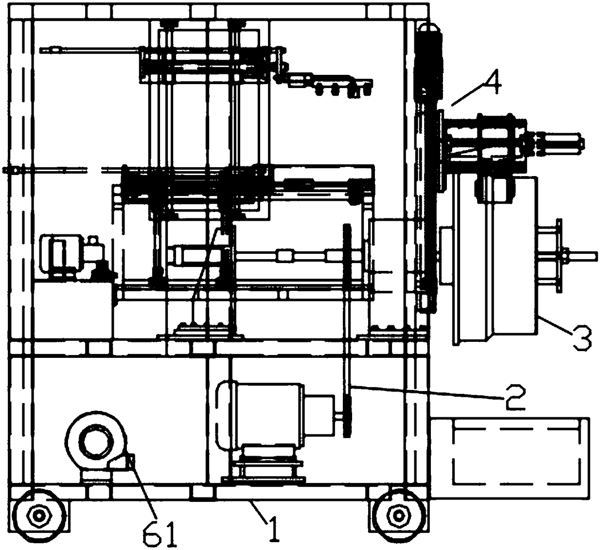 Corrugated pipe orifice wrapping sealing machine and production line