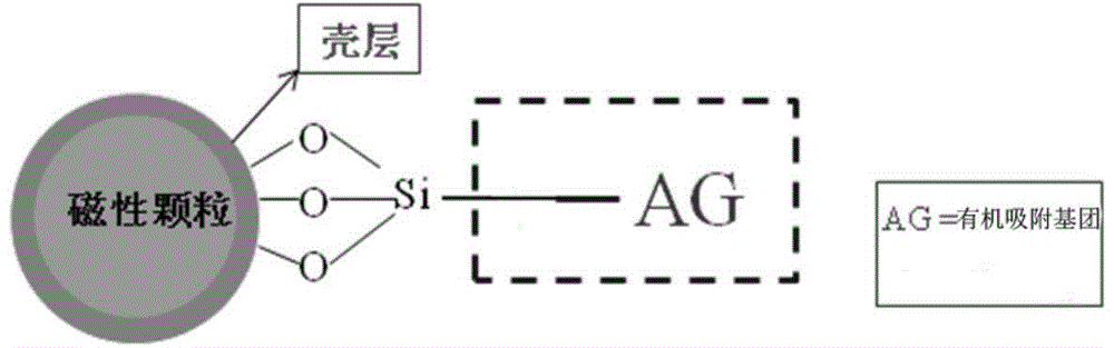 Magnetic separation purifying treatment technology for removing heavy metal pollution of soil