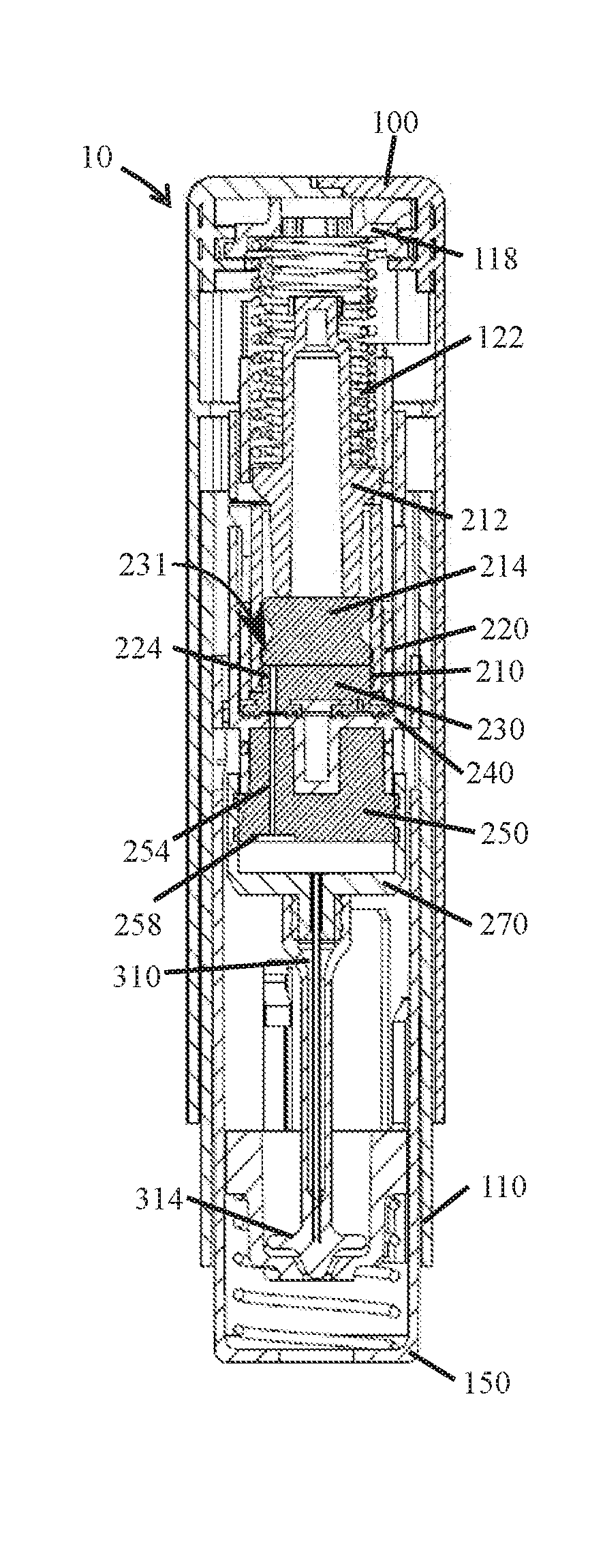 Mixing and Injection device with sterility features