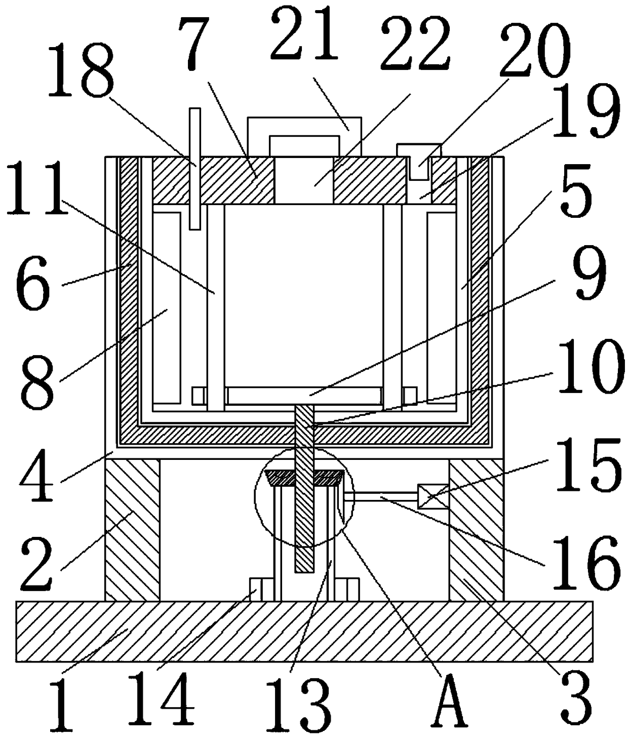 Valve base heat treatment device