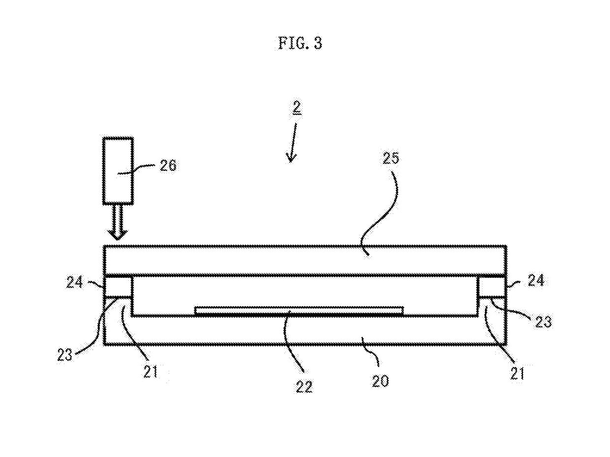 Method for producing hermetic package