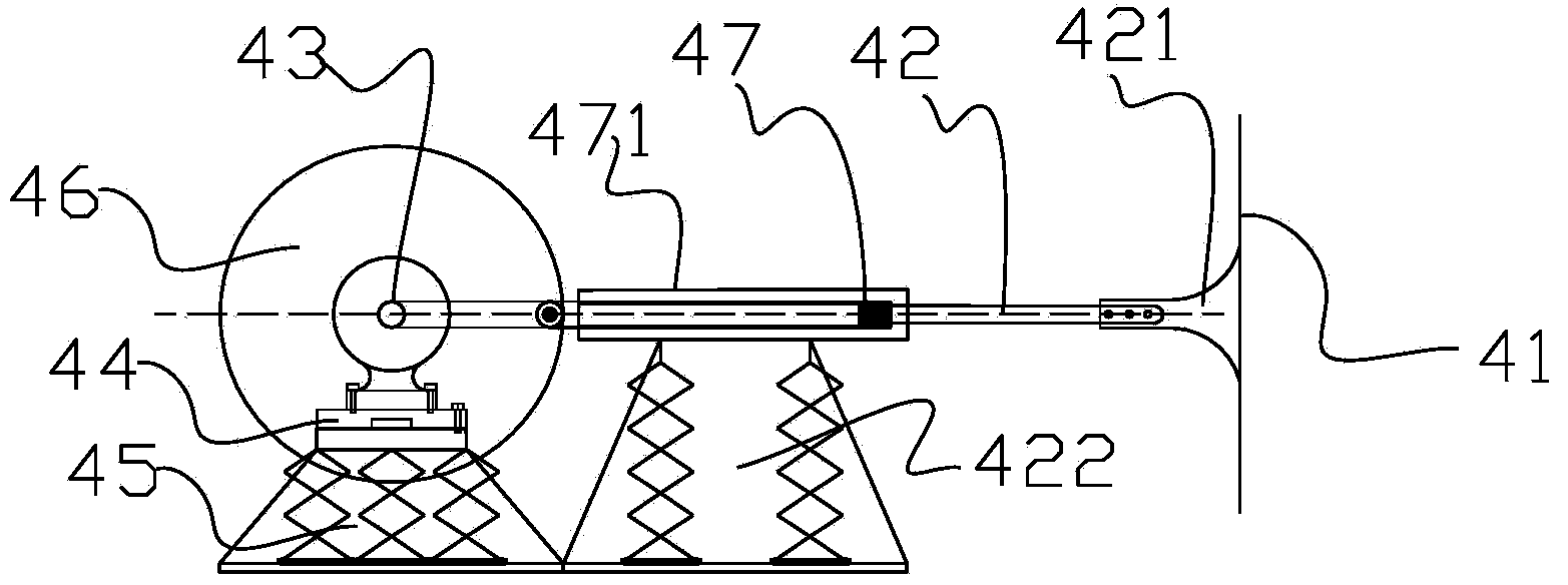 Mud flat wave current oblique crossing simulation method