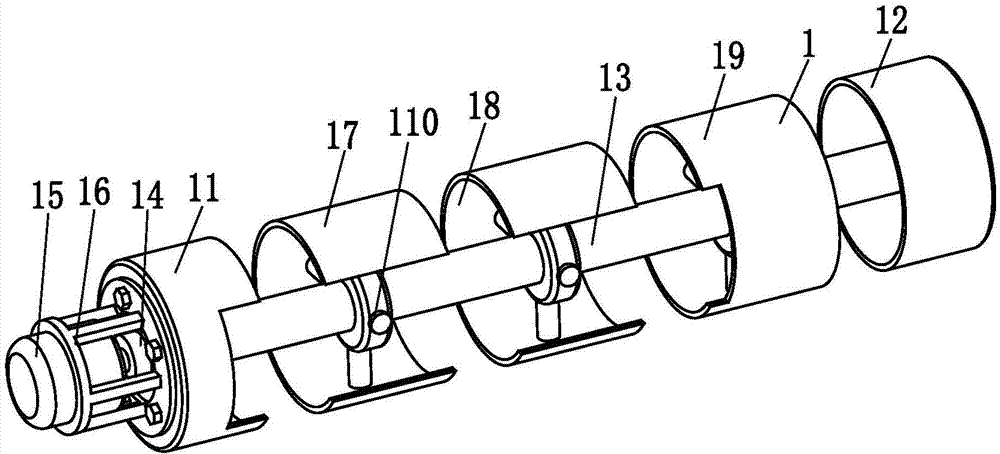 Internal surface cleaning machine