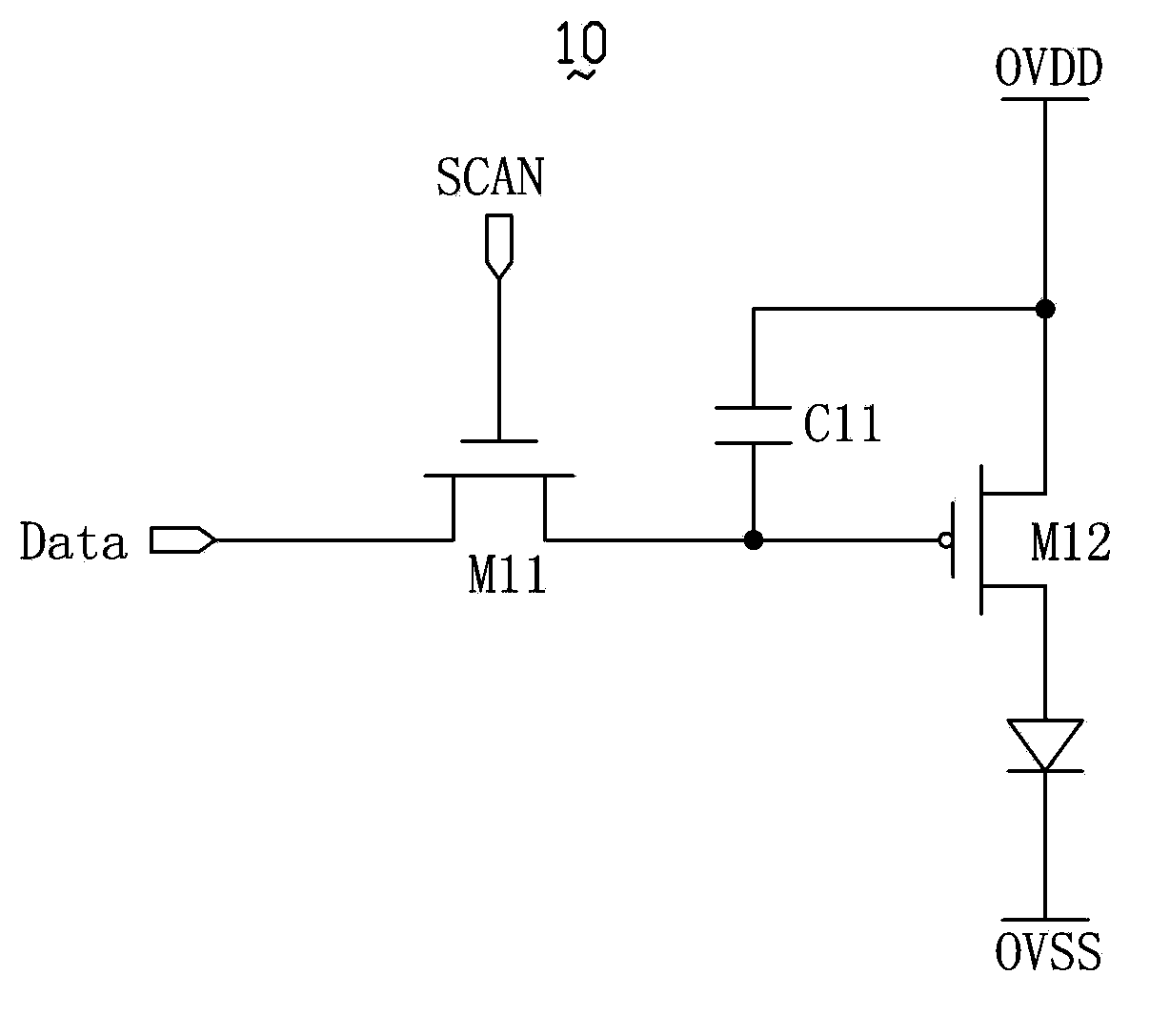 Pixel driving circuit and organic light emitting displayer using same