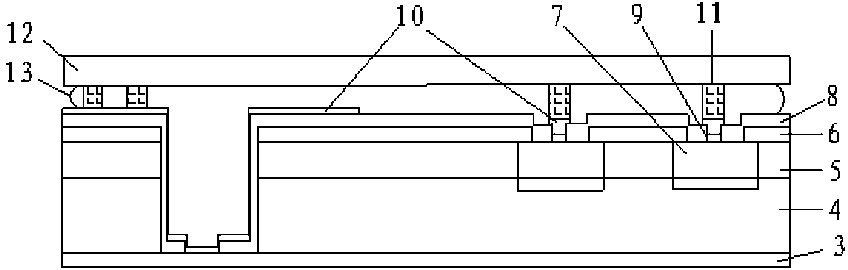 Method for manufacturing planar indium gallium arsenic infrared detector chip with extended wavelength