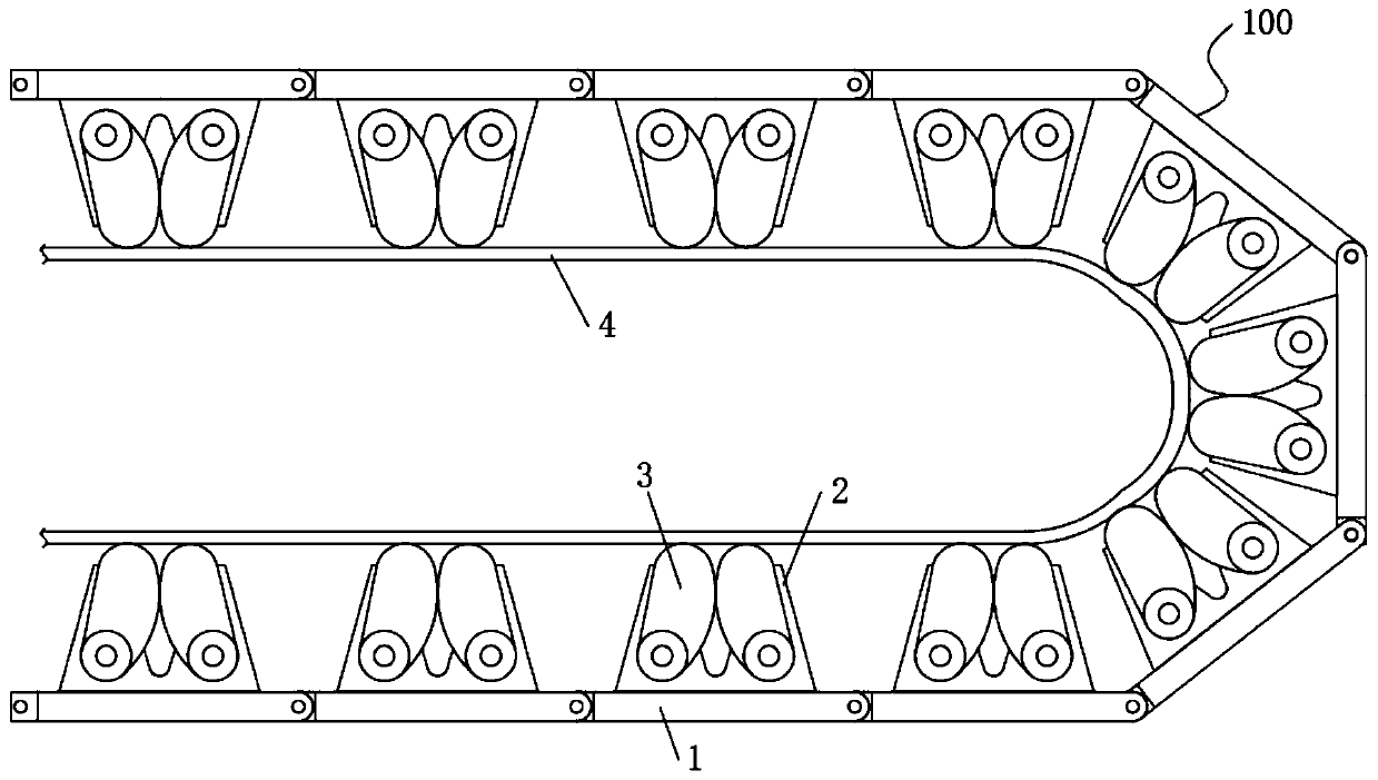 Wire smoothing device for cable installation