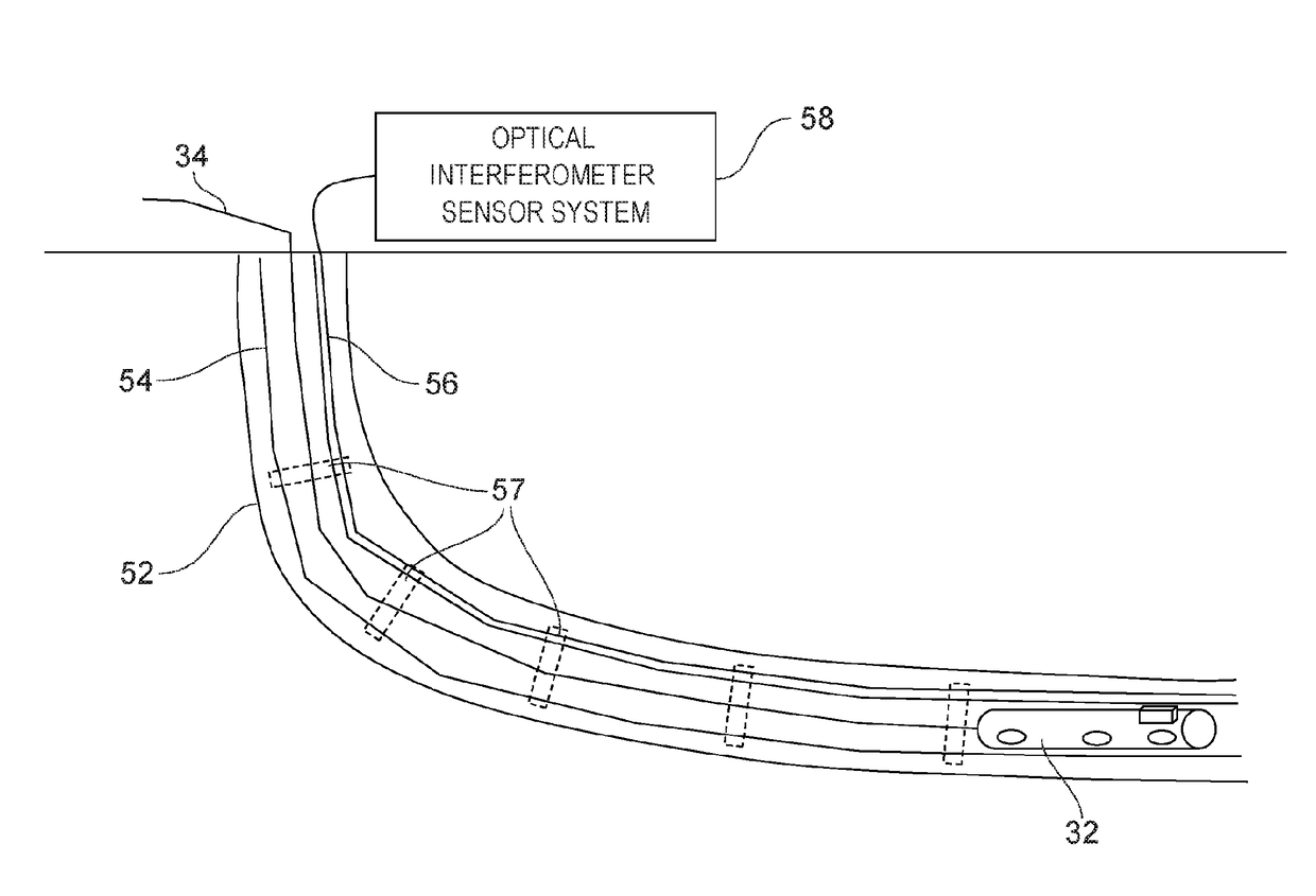 Method and system for determining downhole optical fiber orientation and/or location