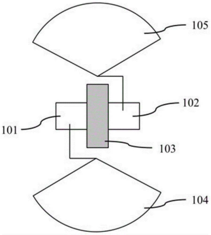 A terahertz detector based on an optical antenna