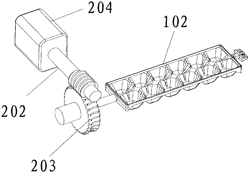 Ice-making machine and refrigerator with the ice-making machine