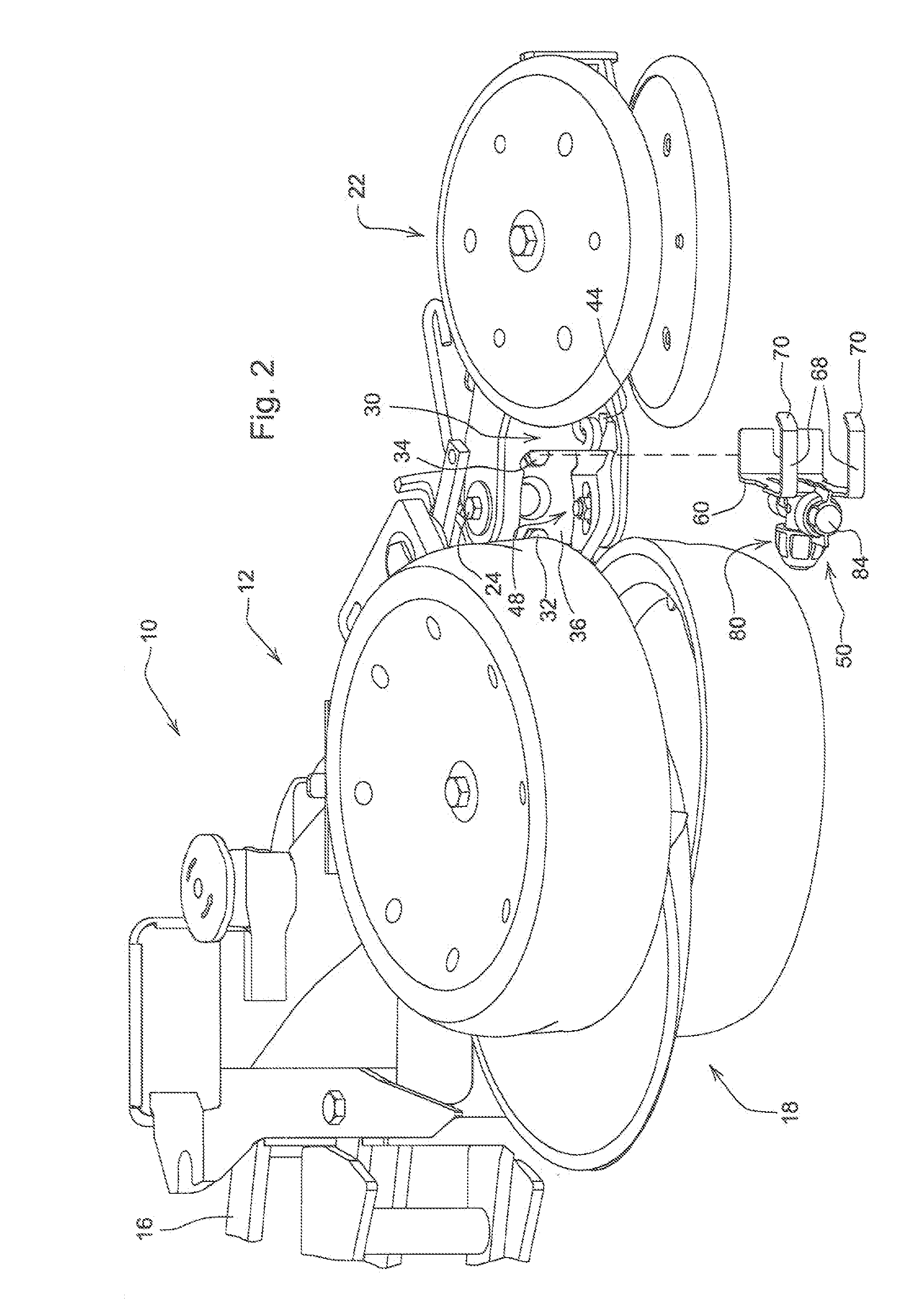 Spray nozzle mounting assembly