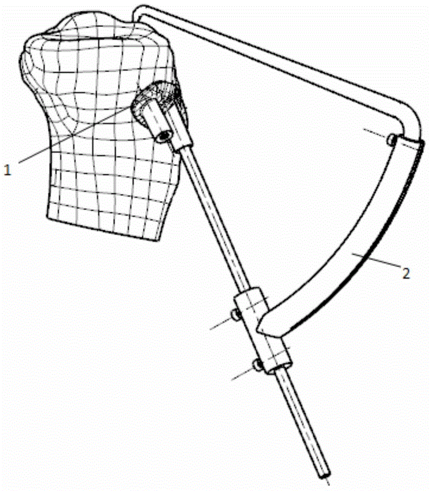 Tibia tunnel locating device and method based on personalized navigation template