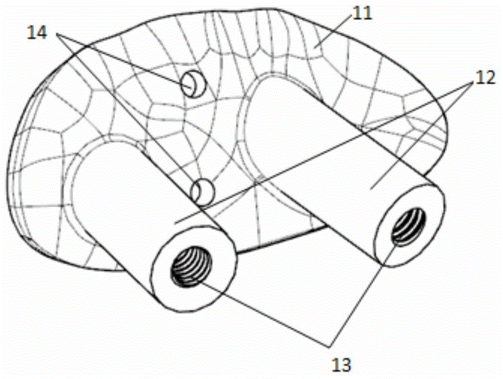 Tibia tunnel locating device and method based on personalized navigation template