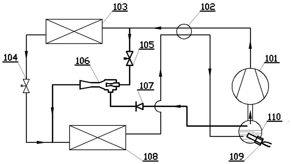 A defrosting system for air source heat pump