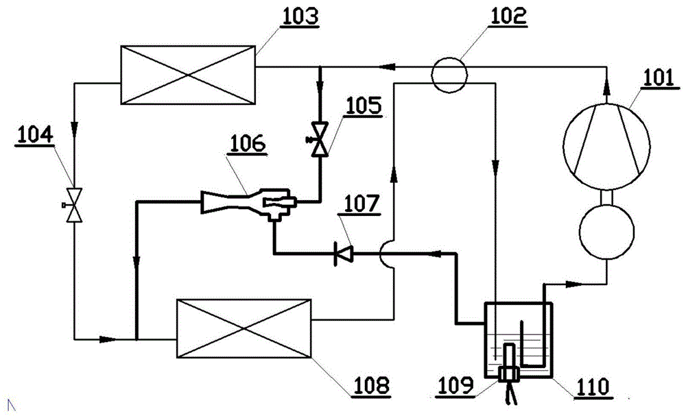 A defrosting system for air source heat pump