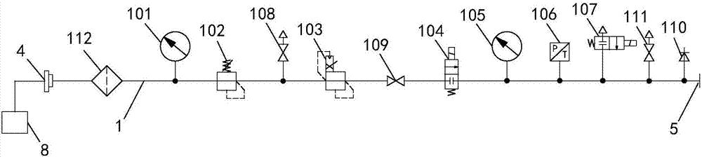 Automatic inflation device for aircraft tire