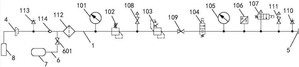 Automatic inflation device for aircraft tire