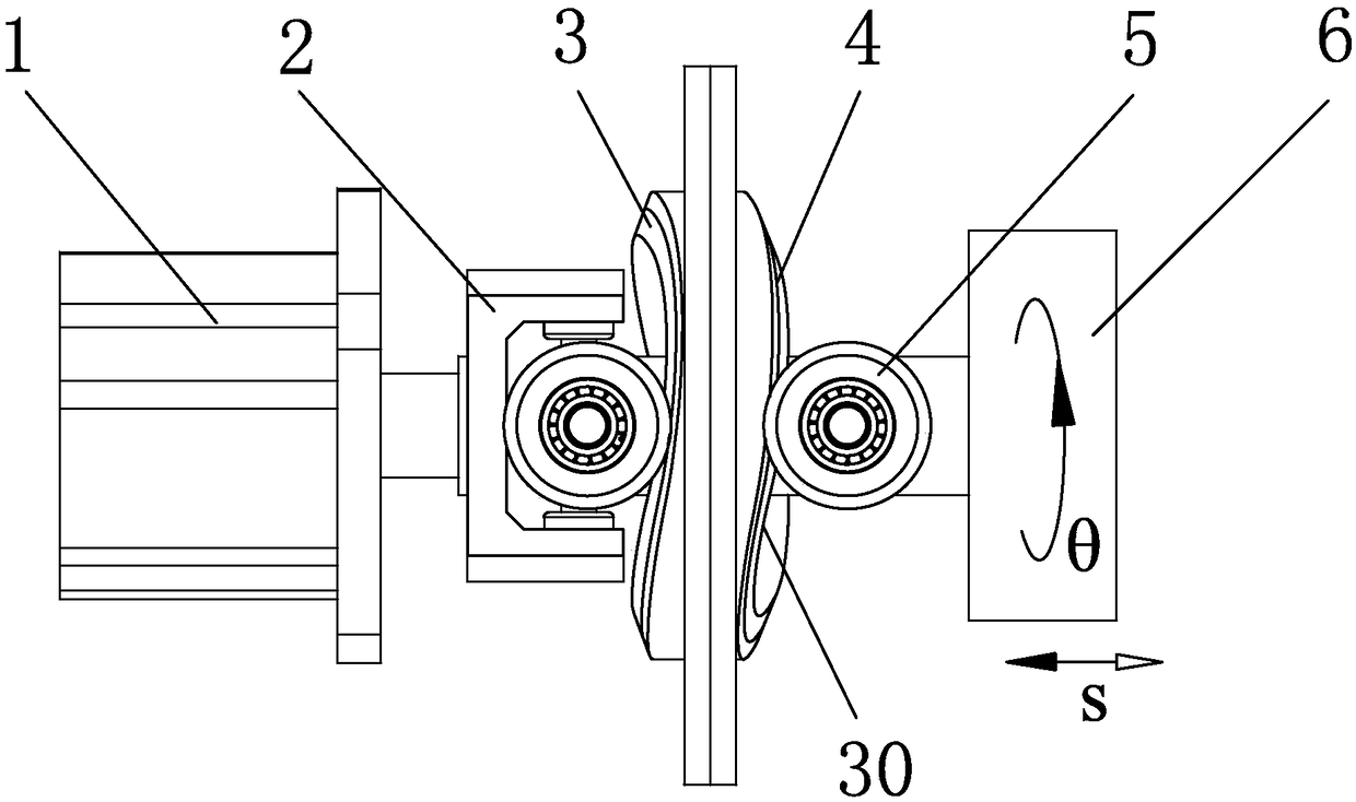 Piston transmission mechanism and two-dimensional compressor