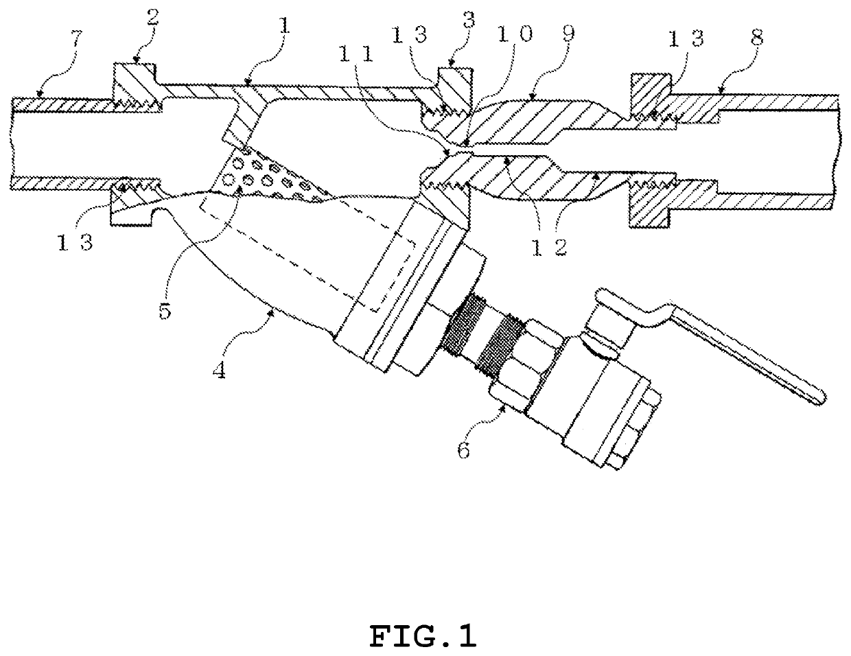 Nozzle-type steam trap