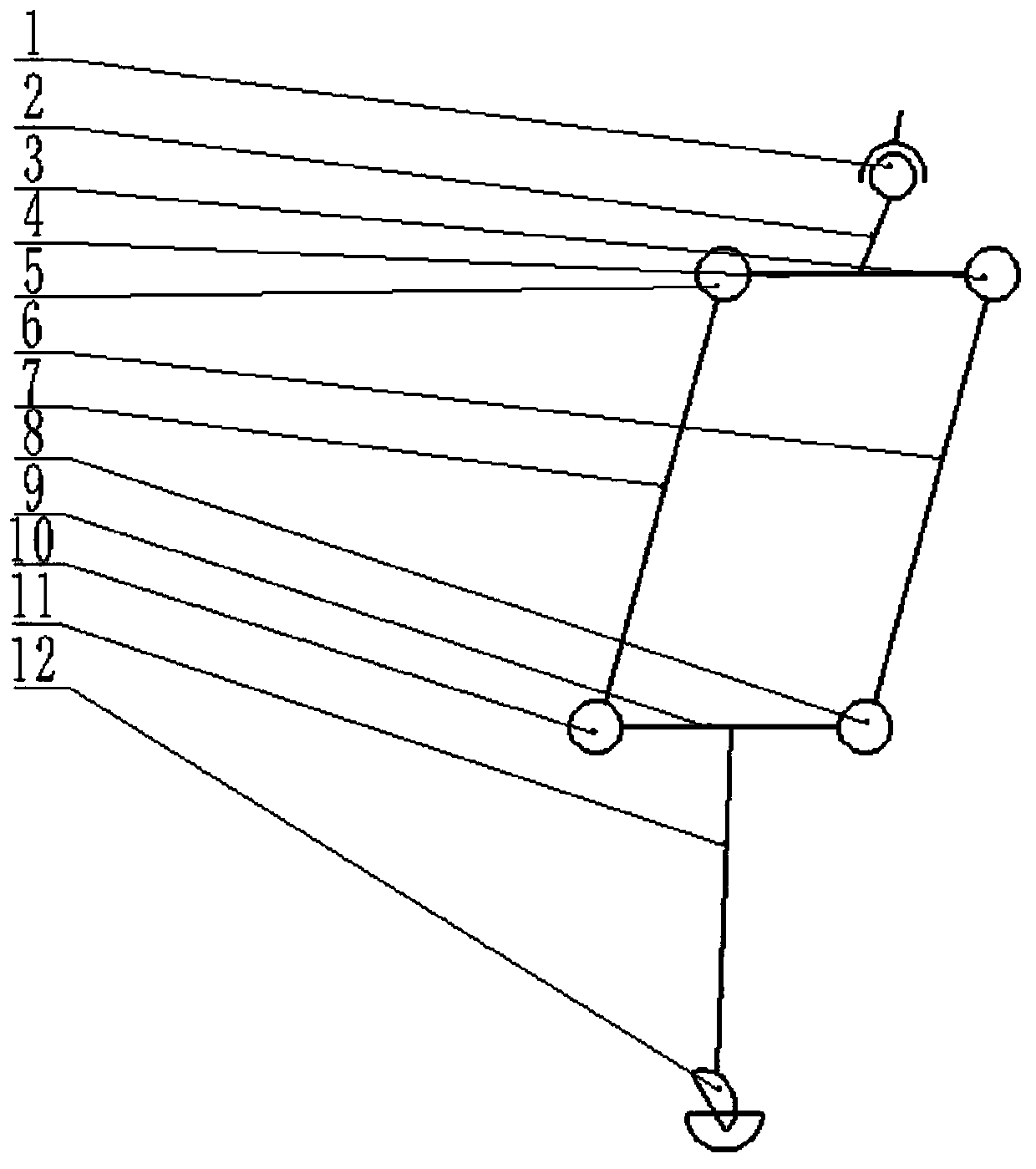 A parallel vibrating screen for maggot material separation