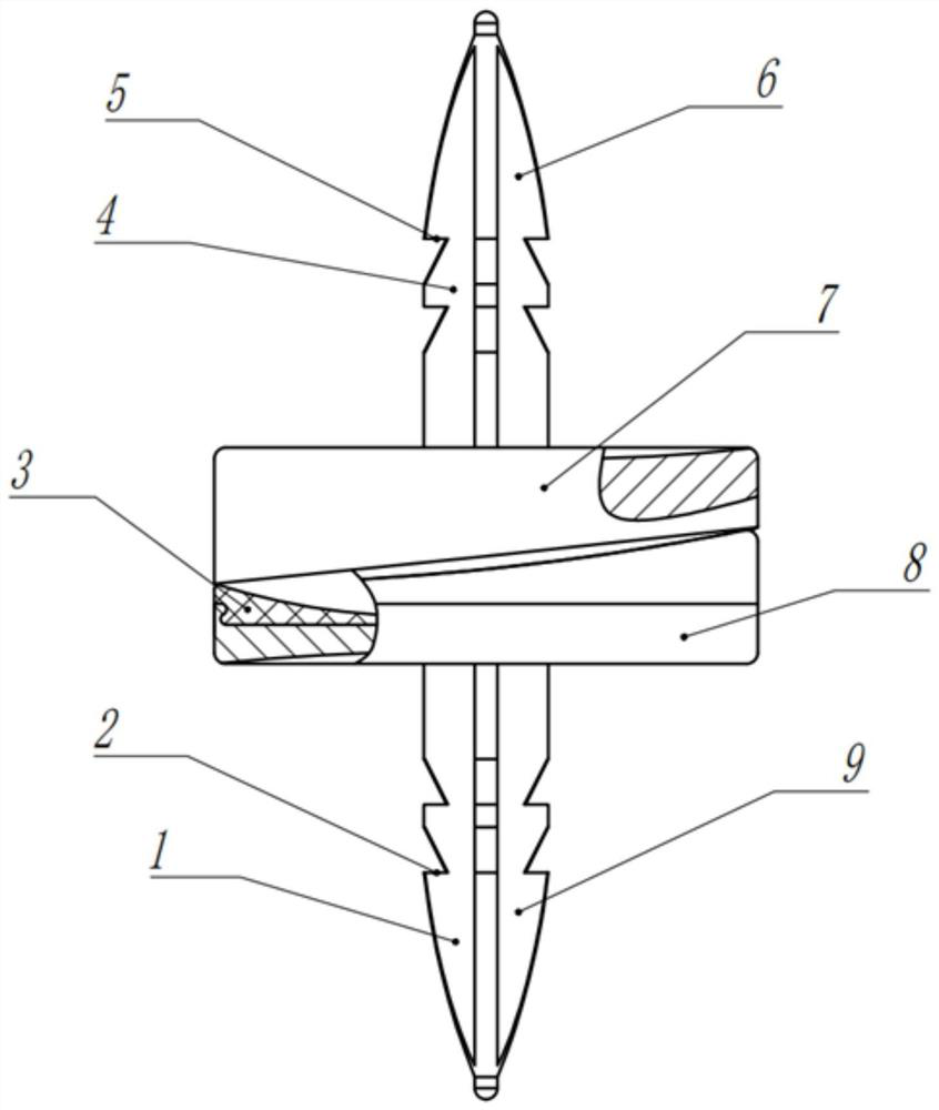 Toe joint prosthesis with low osteotomy amount