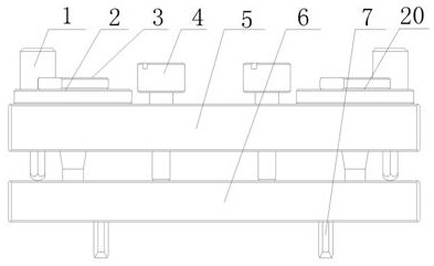 A three-direction precision compensation structure of xyz axis suitable for precision handling mechanism