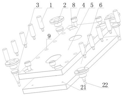 A three-direction precision compensation structure of xyz axis suitable for precision handling mechanism