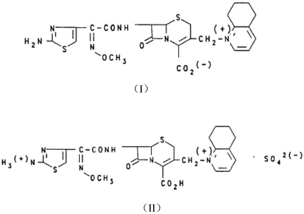 Cefquinome crystal and preparation method thereof