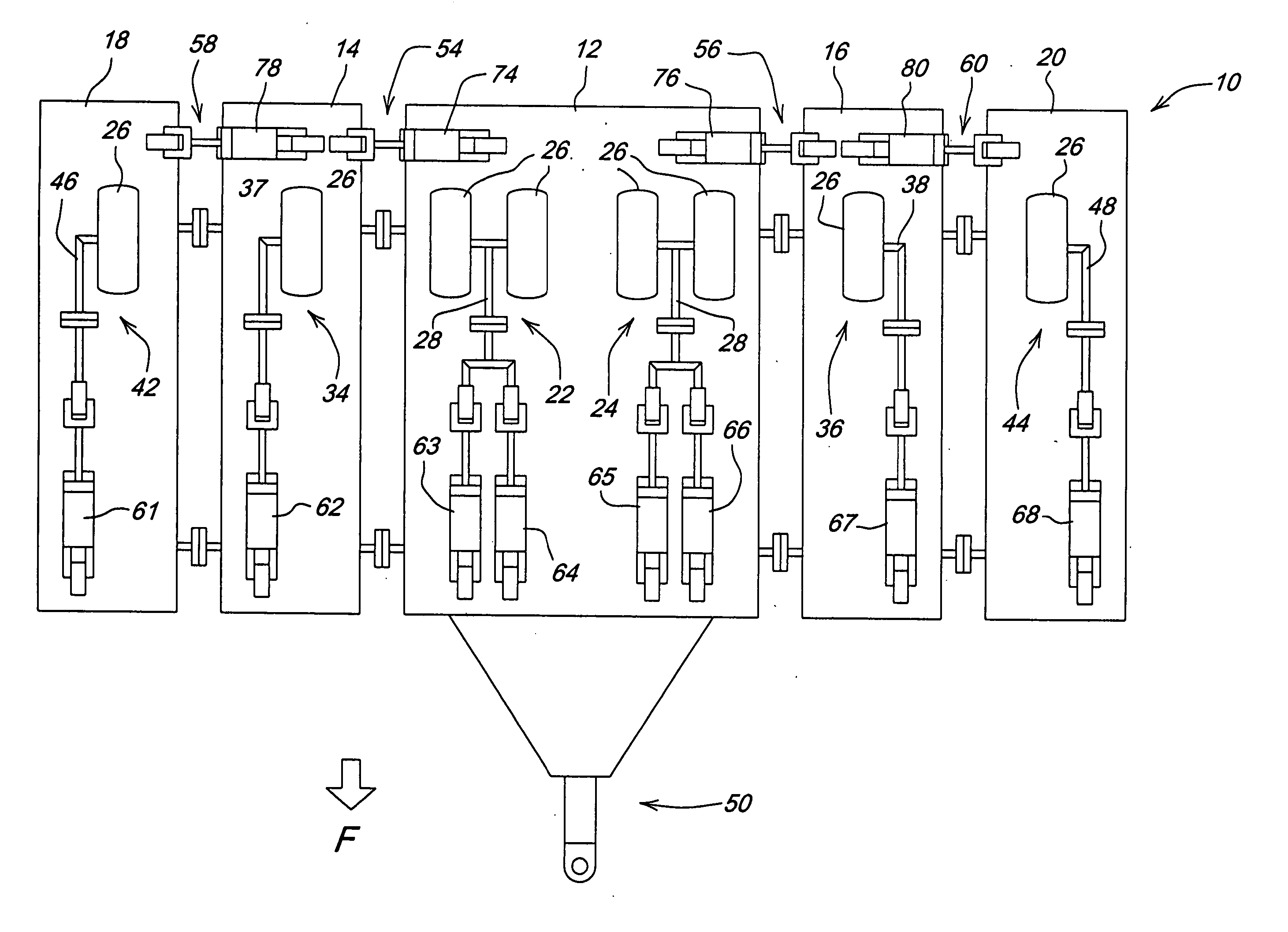 Cylinder synchronization for an implement lift system