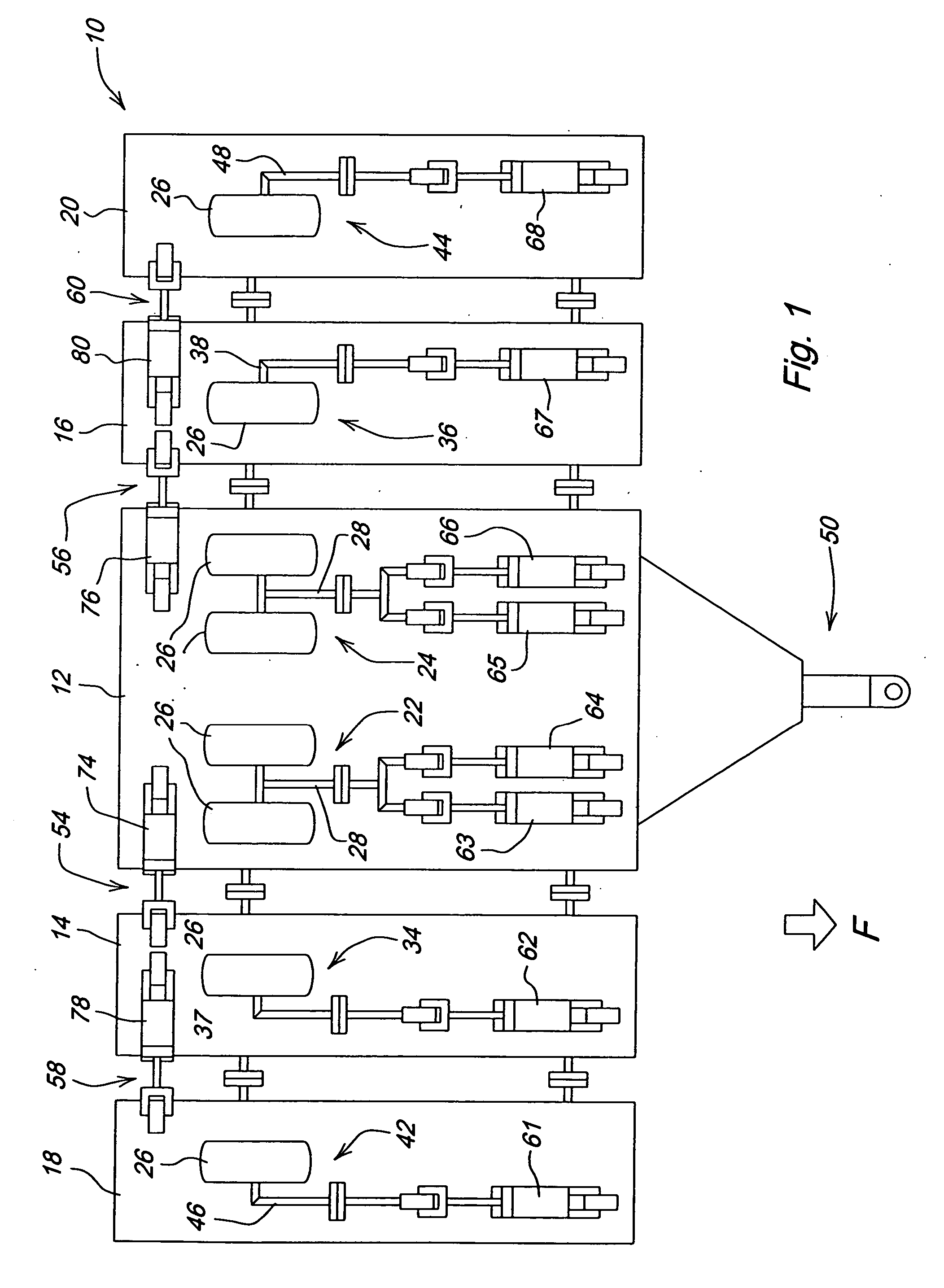 Cylinder synchronization for an implement lift system