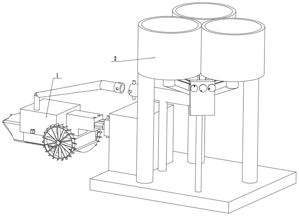 Full-automatic feed feeding equipment for aquaculture