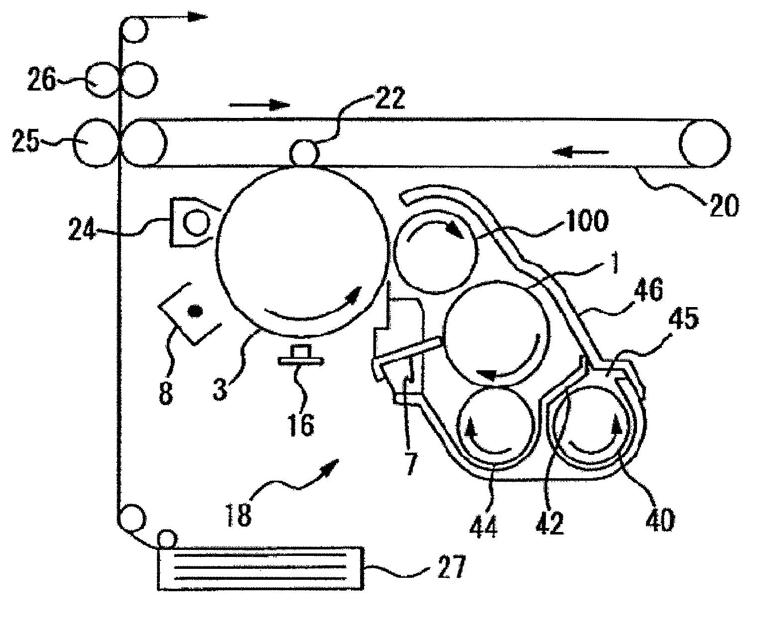 Developing device and image-forming apparatus