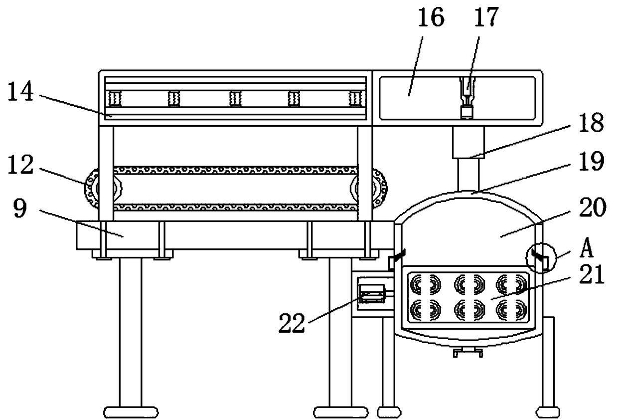 Recycling fusion device for non-woven fabric production