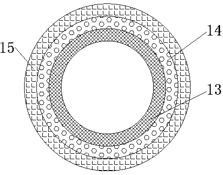 HDPE reinforcing rib-enhanced corrugated pipe long in service life