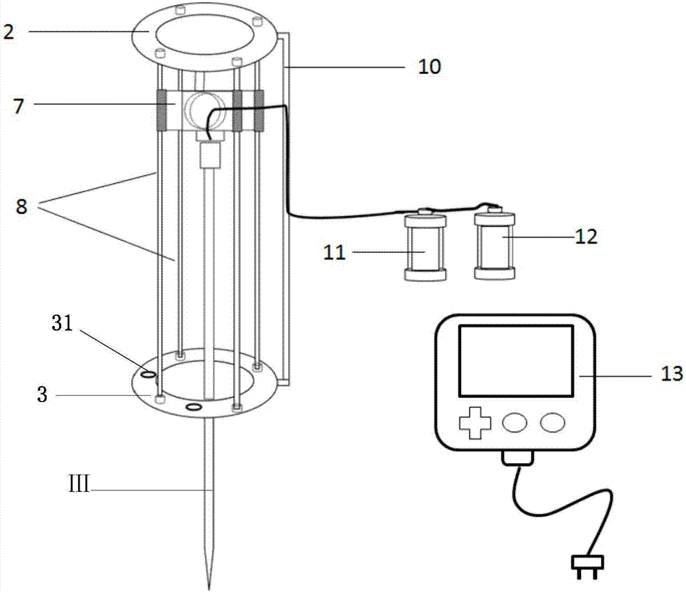 Dynamic change original position observation system for seabed interfacial layer