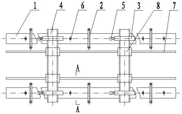 Snakelike tube panel lifting device