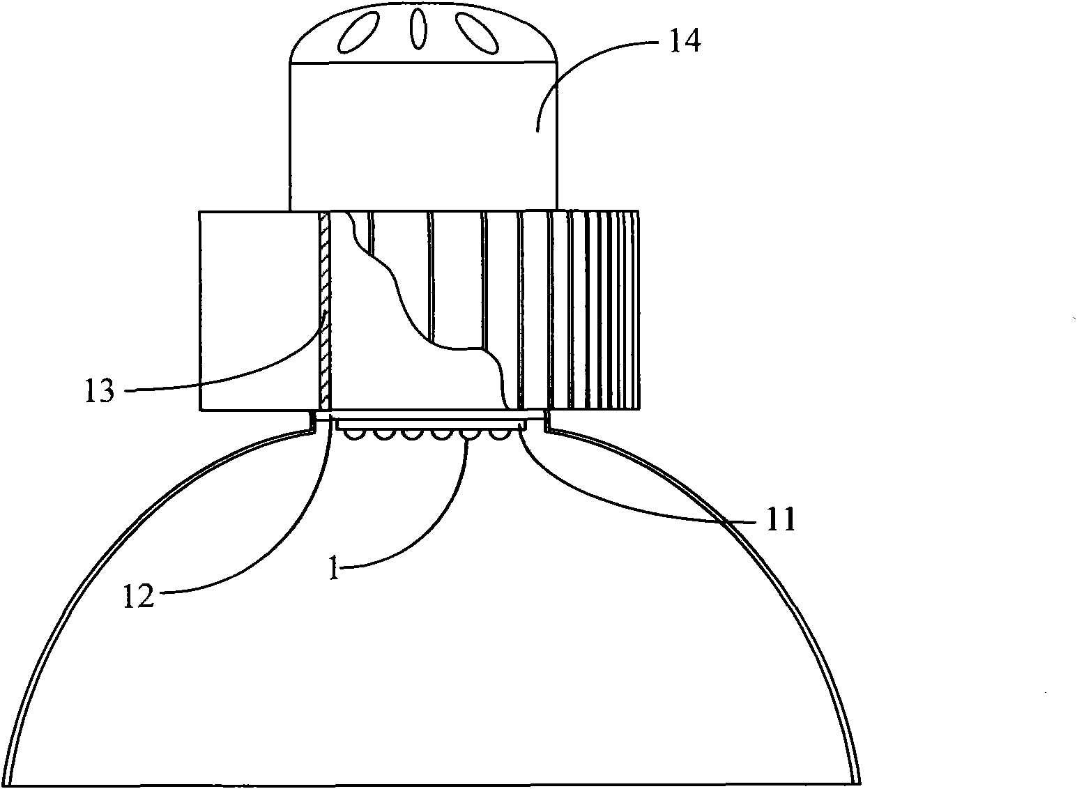 Semiconductor light source mining lamp