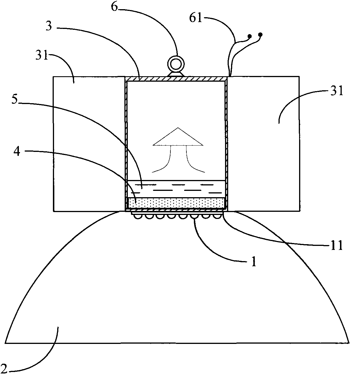 Semiconductor light source mining lamp