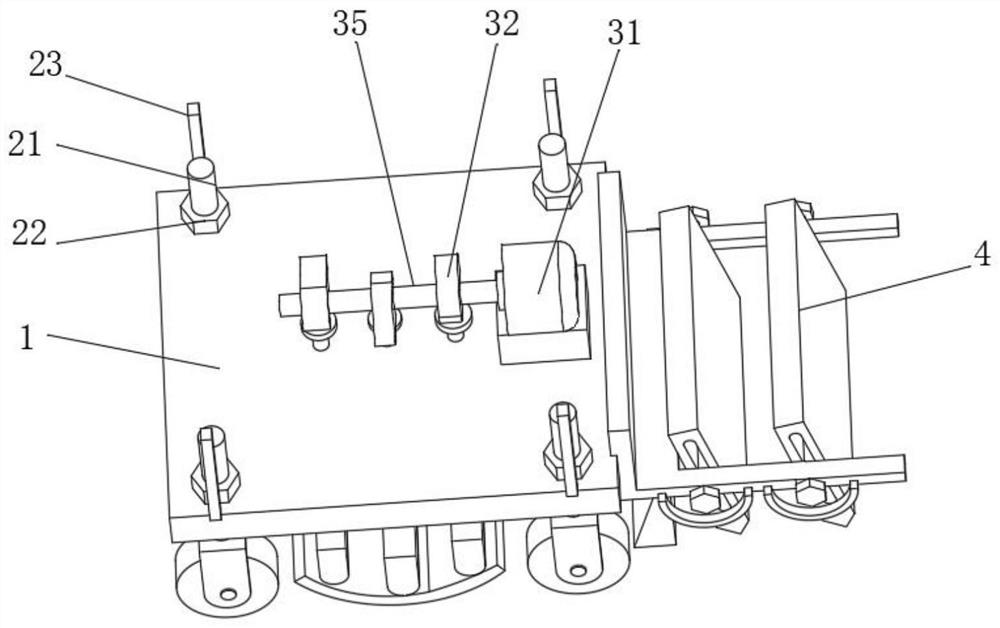 Epoxy floor trowelling device