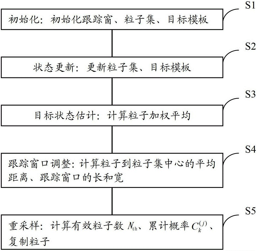 Particle Filter Tracking Method with Adaptive Adjustment of Tracking Window Size