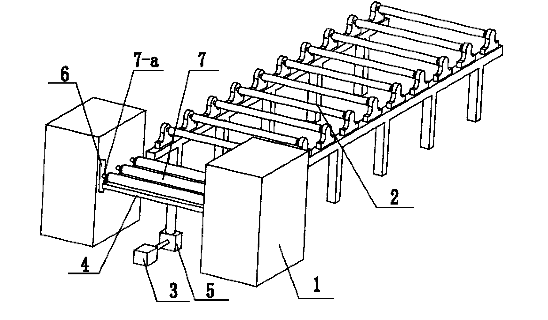 Synchronous lifting device of H-shaped steel assembling machine