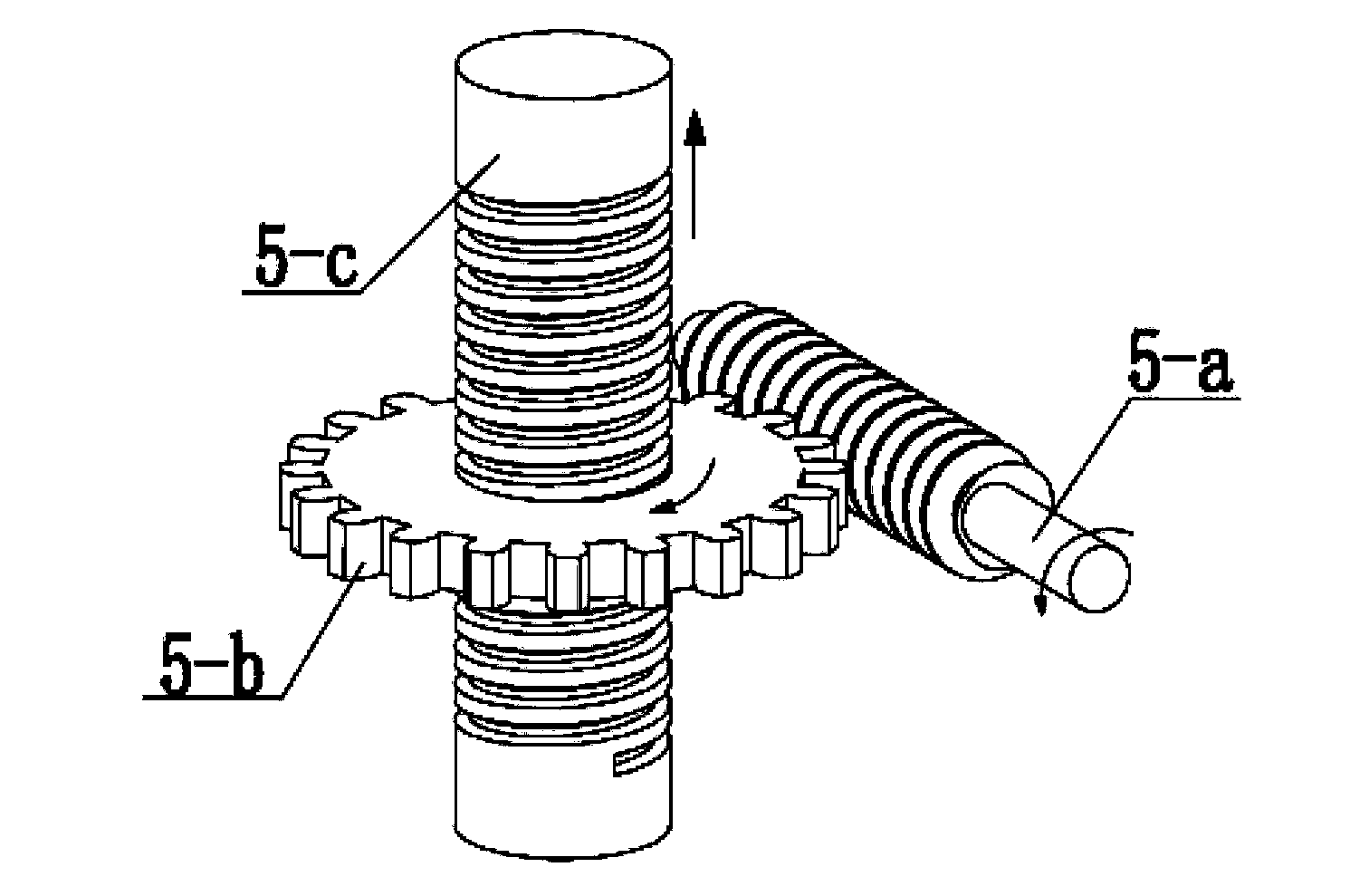 Synchronous lifting device of H-shaped steel assembling machine