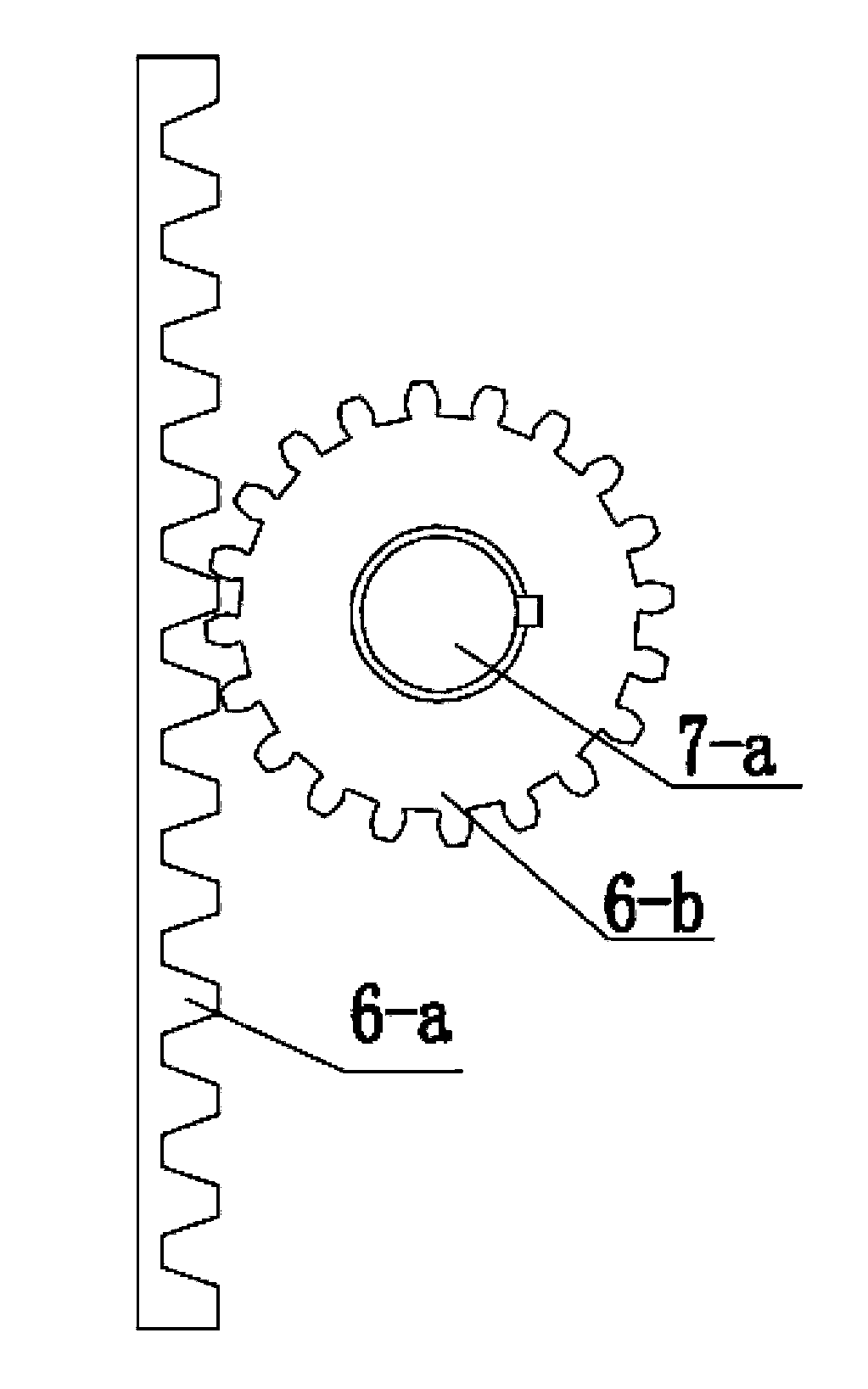 Synchronous lifting device of H-shaped steel assembling machine