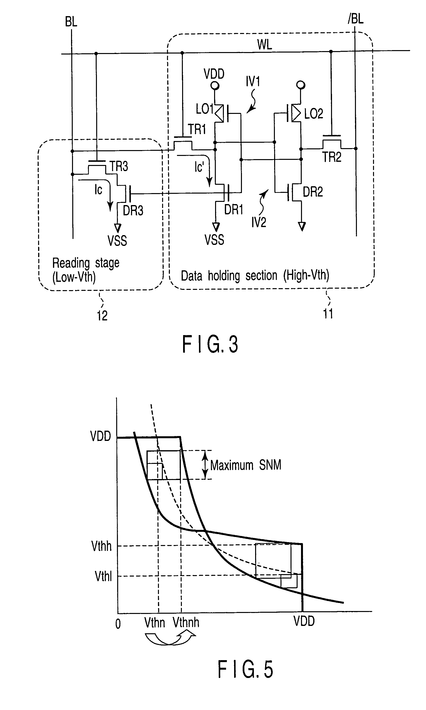 Semiconductor integrated circuit device having static random access memory mounted thereon