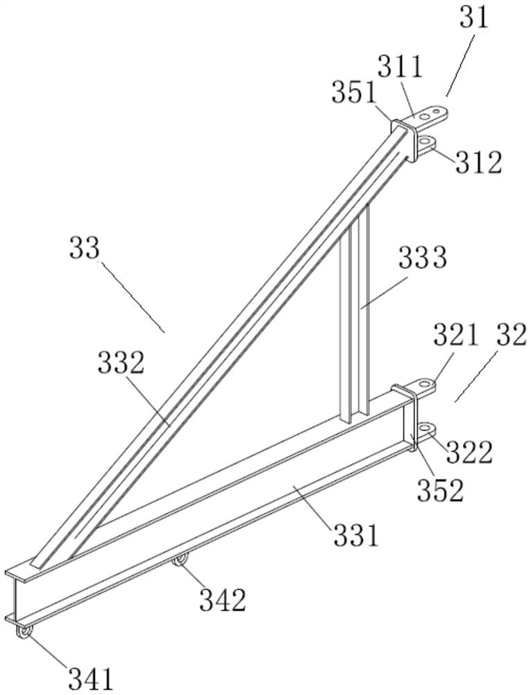 A wall-mounted rotating hanger for a ship, its use method and a ship