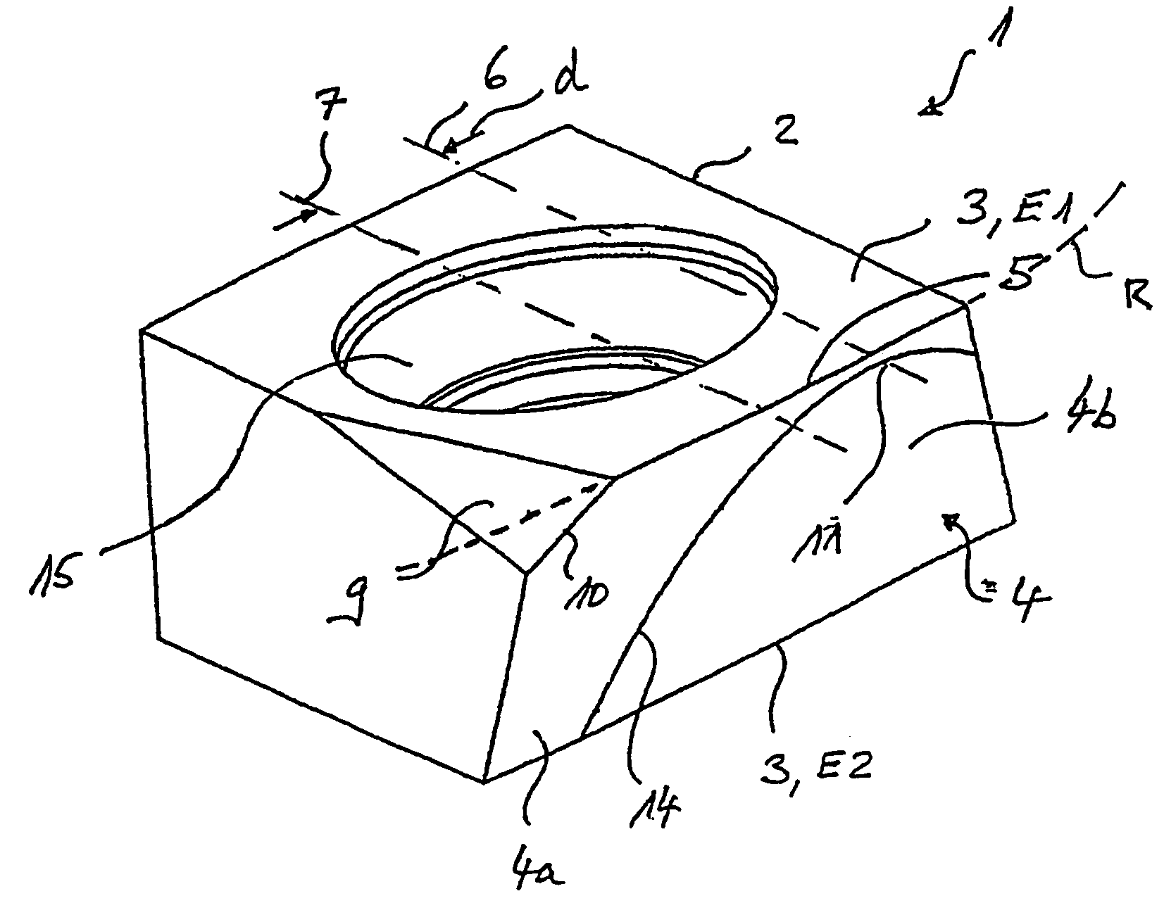 Cutting insert and milling cutter with such a cutting insert